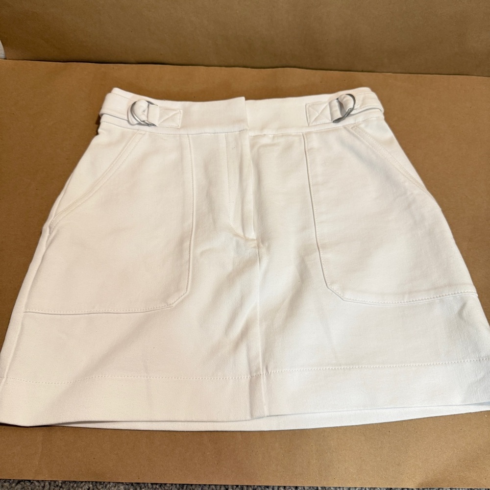 NWT - Belted Tailored Mini Skirt